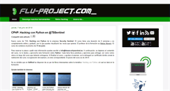 Desktop Screenshot of flu-project.com